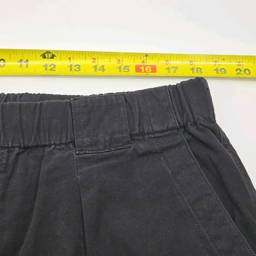 Tommy Bahama Cargo Shorts Black Men Sz Large Elastic Waist 8